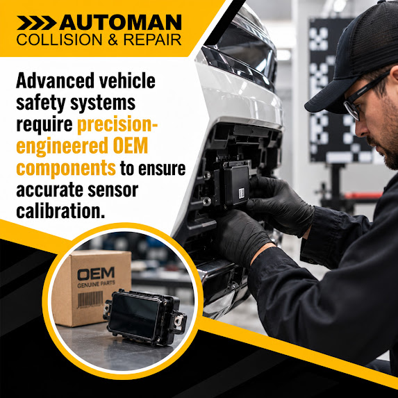 Automan Collision & Repair: The Role of OEM Components in Keeping Drivers Safe