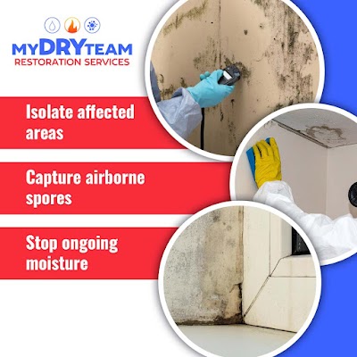 Mold inspection, ceiling cleaning, and baseboard moisture assessment.