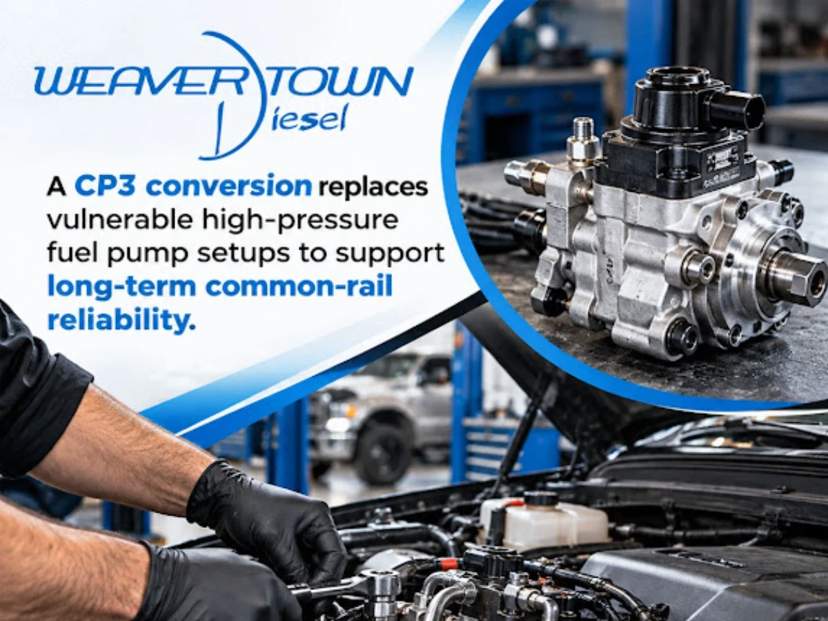 Weavertown Diesel Highlights CP3 Kits for LML Duramax Trucks