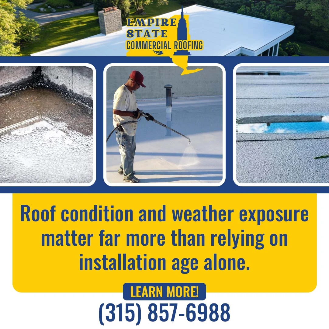 Roof condition and weather exposure matters most- Empire State Commercial Roofing